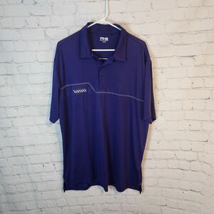 PING Men's Purple Polo Shirt, Size XL